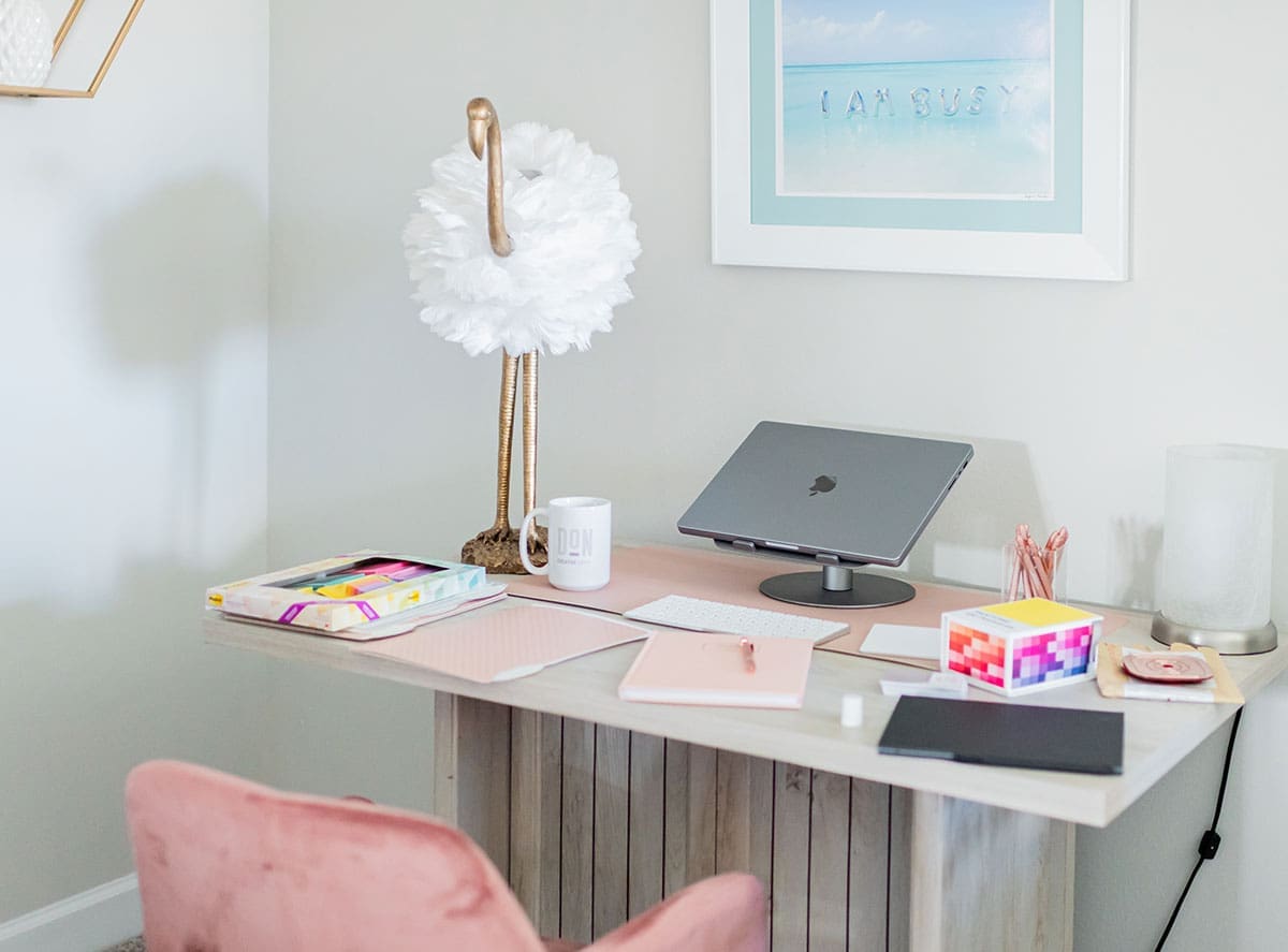 Work from home full setup at Don Creative Group