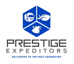 xPrestige Expeditors logo featuring transportation icons and bold blue and gray color scheme
